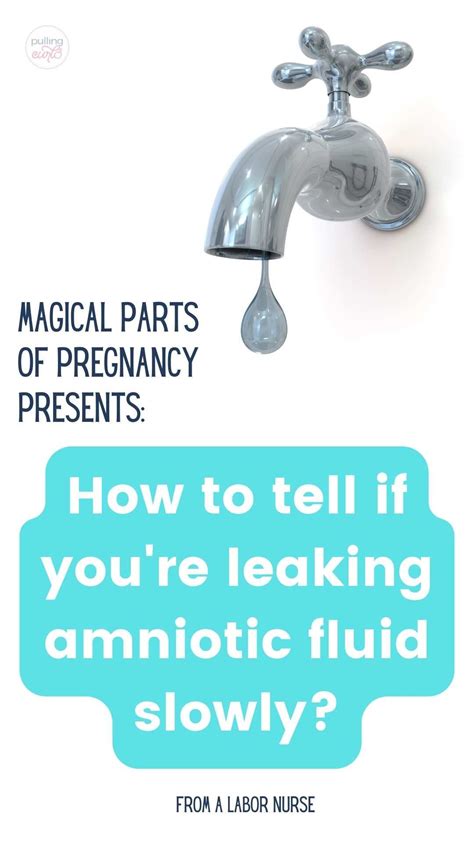 how to tell if leaking amniotic fluid|Water Breaking: What Are the Signs of Leaking。